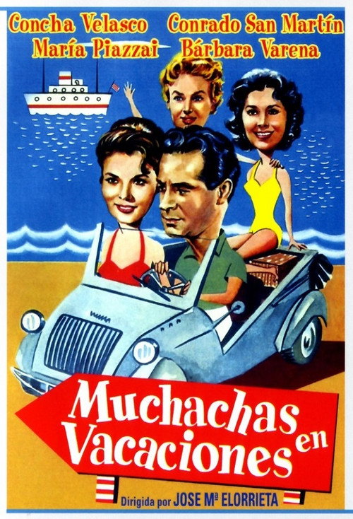 Movie poster for Muchachas en vacaciones (1958)