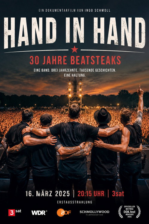 Movie poster for Hand in Hand - 30 years of Beatsteaks (2025)