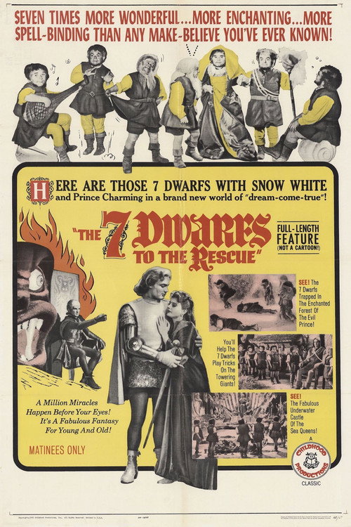 Movie poster for The Seven Dwarfs to the Rescue (1951)