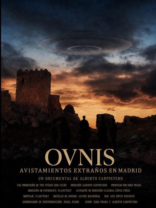 Movie poster for Ovnis: Avistamientos Extraños en Madrid