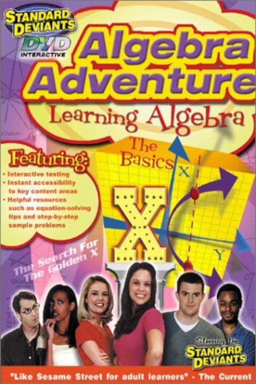 Movie poster for The Standard Deviants: The Adventurous World of College Algebra, Part 1 (1996)