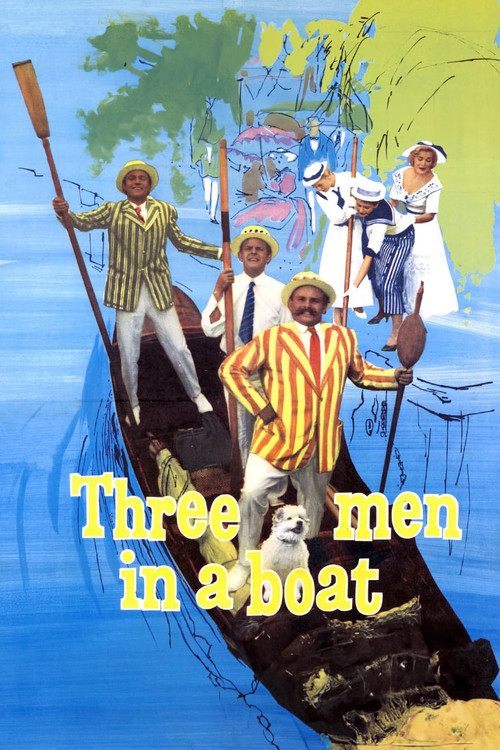 Movie poster for Three Men in a Boat (1956)