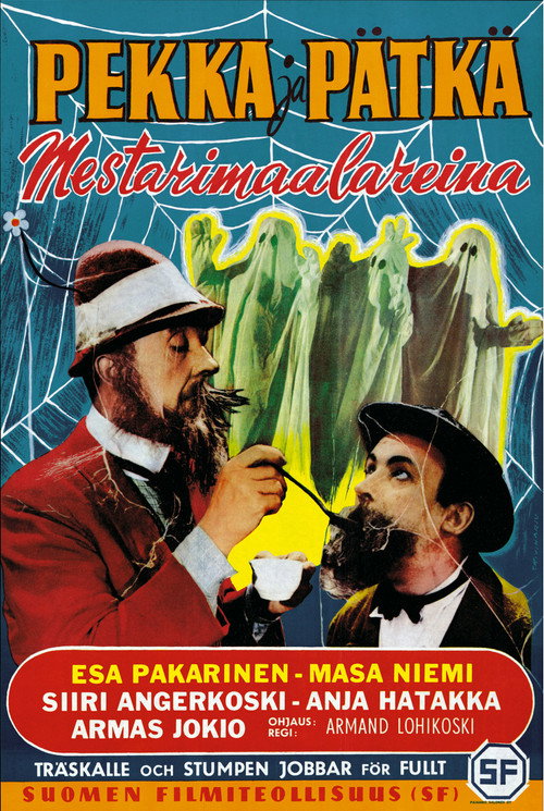 Movie poster for Pekka ja Pätkä mestarimaalareina (1959)