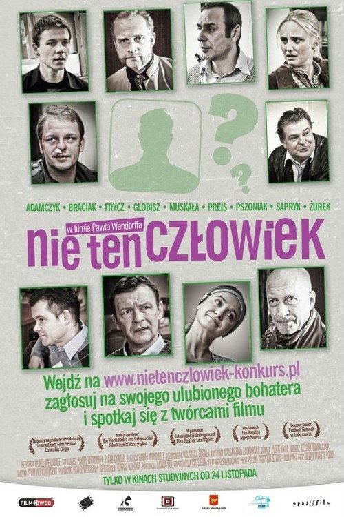 Movie poster for Nie ten człowiek (2011)