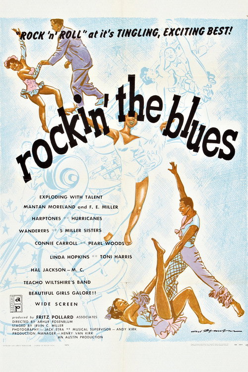 Movie poster for Rockin' the Blues (1956)