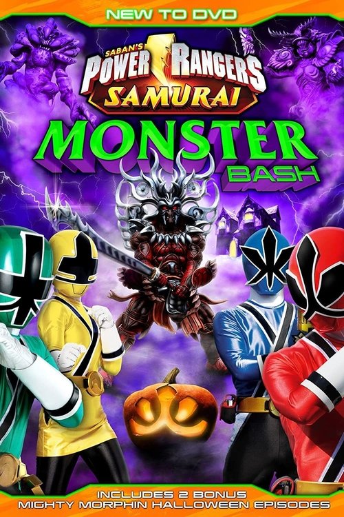 Movie poster for Power Rangers Samurai: Monster Bash (2012)