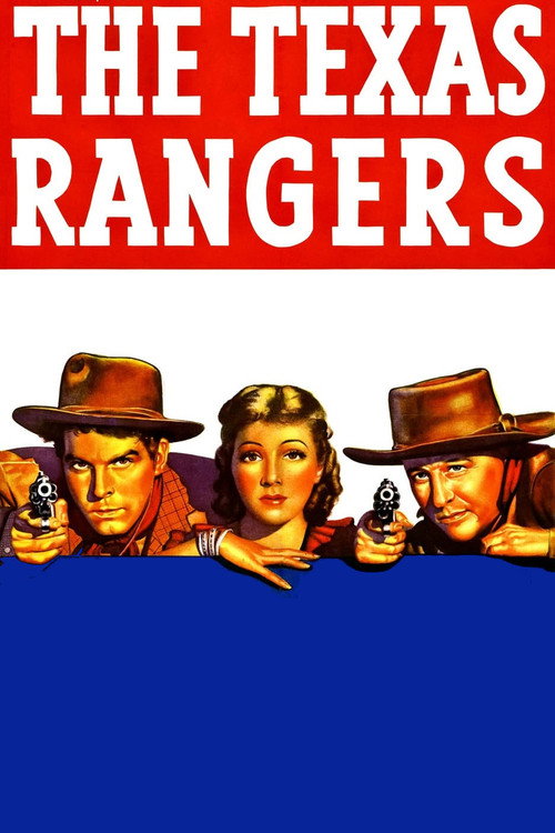 Movie poster for The Texas Rangers (1936)