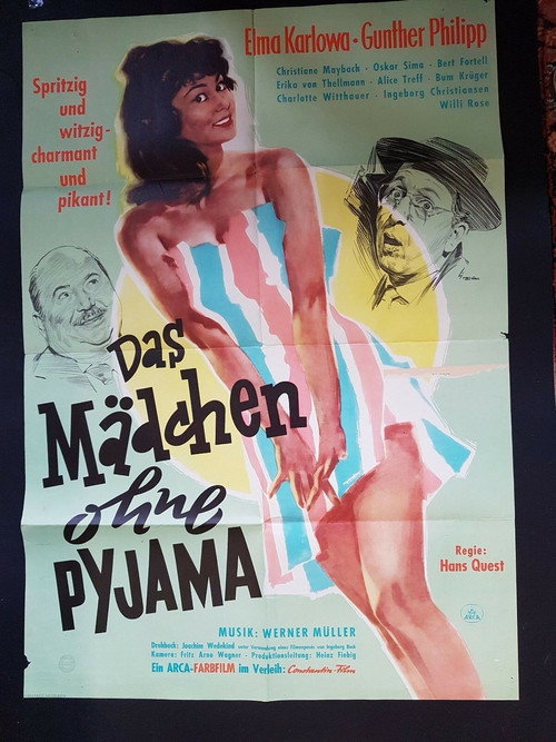 Movie poster for Das Mädchen ohne Pyjama (1957)
