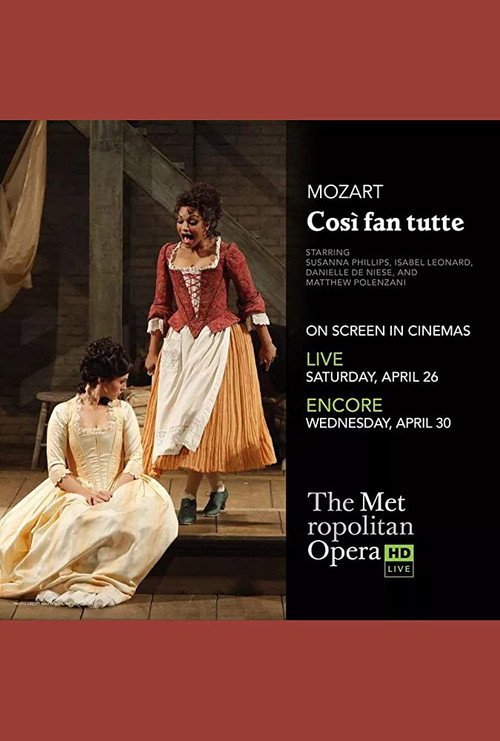 Movie poster for The Metropolitan Opera: Così Fan Tutte (2014)