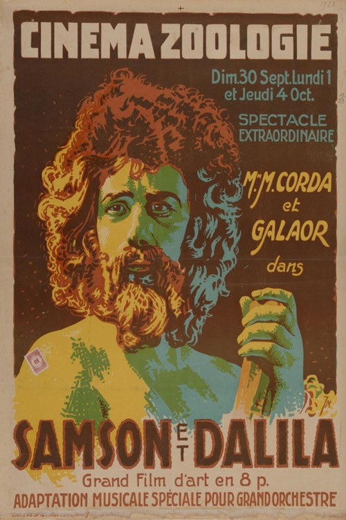 Samson und Delila poster