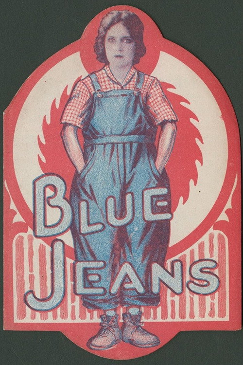 Movie poster for Blue Jeans (1917)