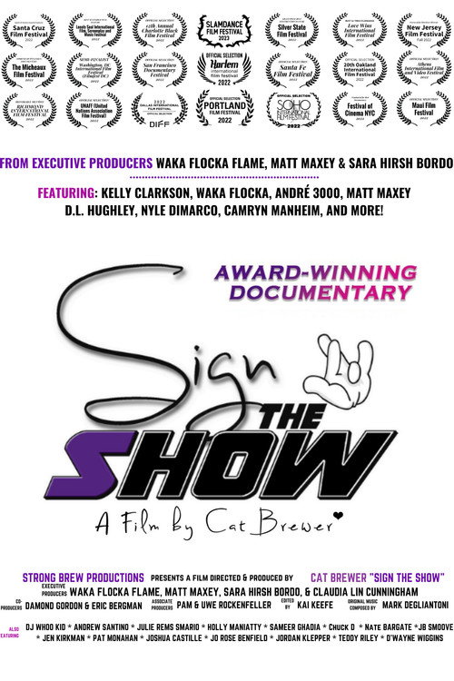 Movie poster for Sign the Show (2023)