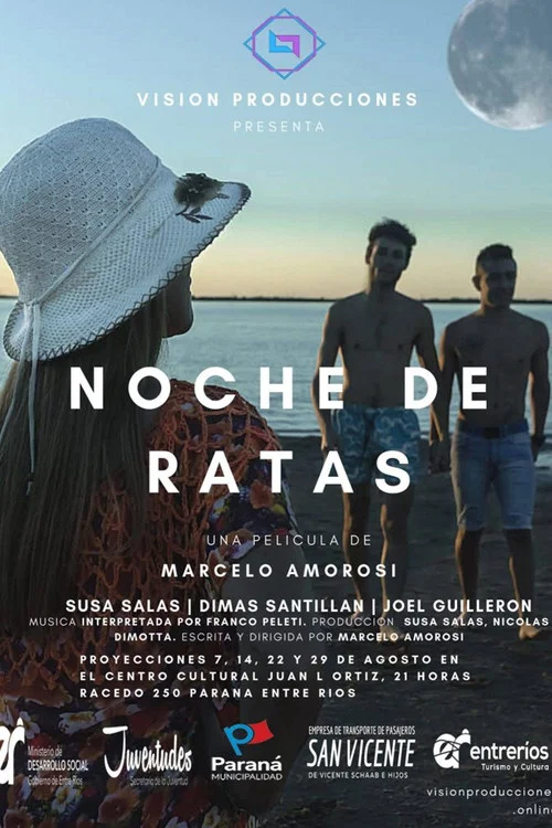 Movie poster for Noche de ratas (2019)