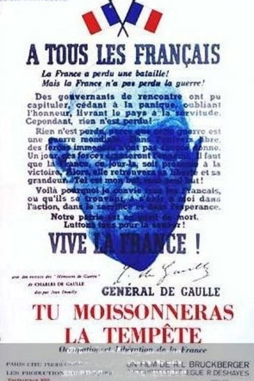 Movie poster for You Will Reap the Tempest (1969)