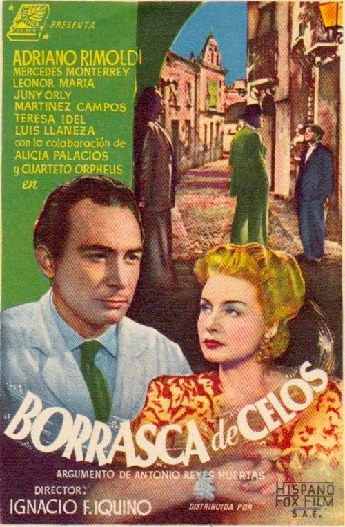 Movie poster for Borrasca de celos (1946)