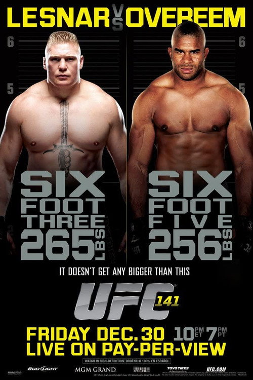 Movie poster for UFC 141: Lesnar vs. Overeem (2011)