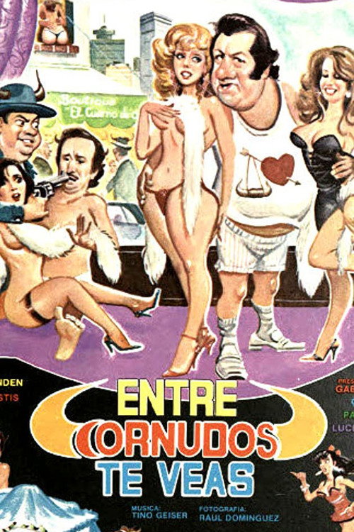 Movie poster for Entre cornudos te veas (1989)