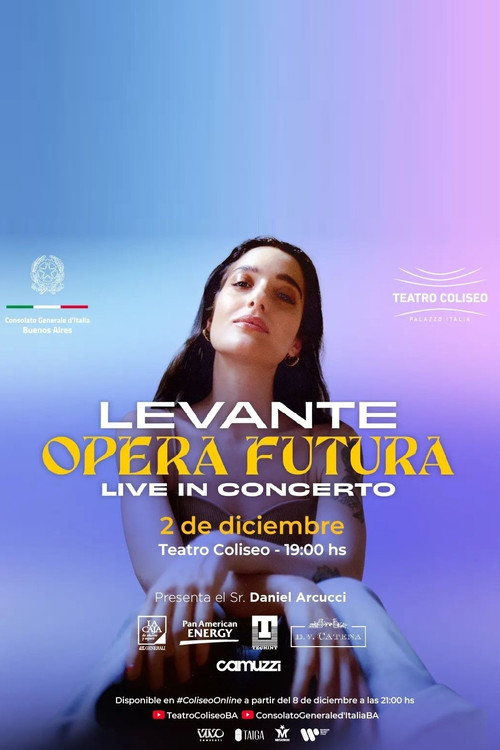 Movie poster for Levante: Opera Futura - Live  In Concert (2023)