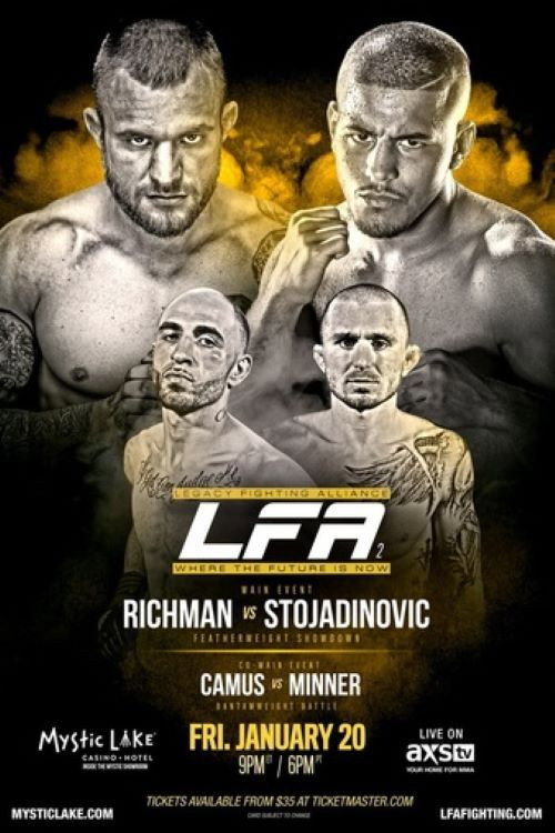 Movie poster for Legacy Fighting Alliance 2: Richman vs. Stojadinovic (2017)