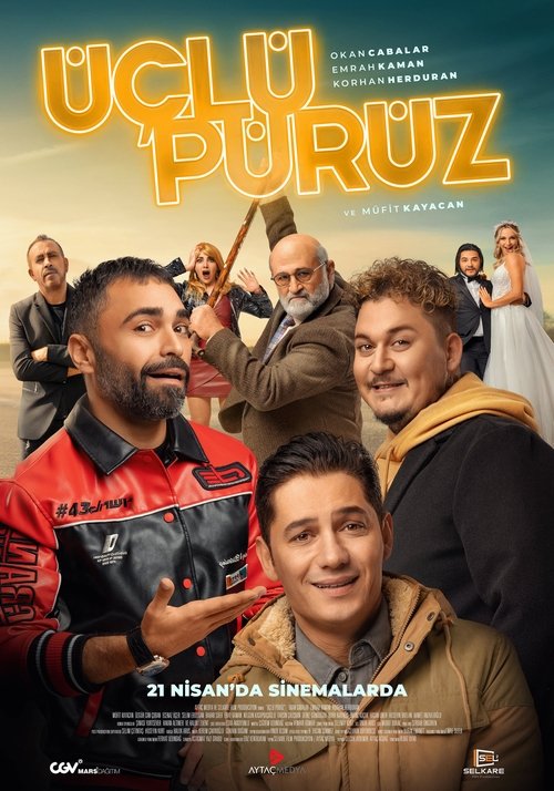 Movie poster for Üçlü Pürüz (2023)