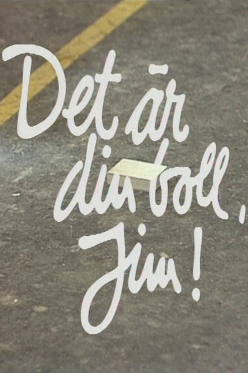 Movie poster for Det är din boll, Jim (1978)