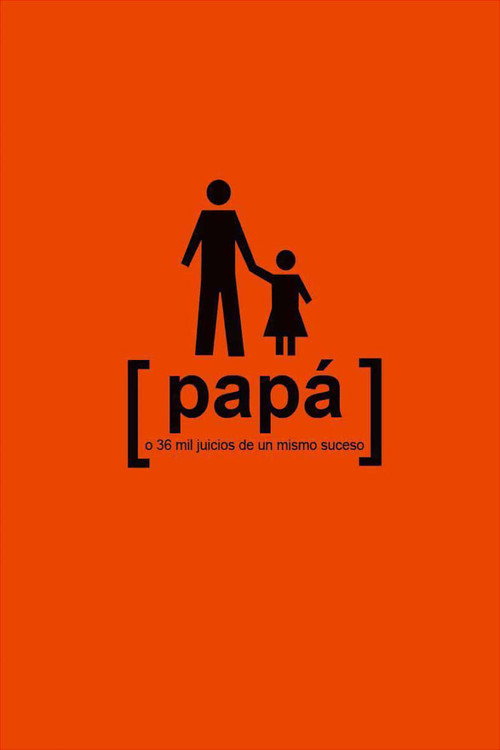Movie poster for Papá o 36 mil juicios de un mismo suceso (2008)