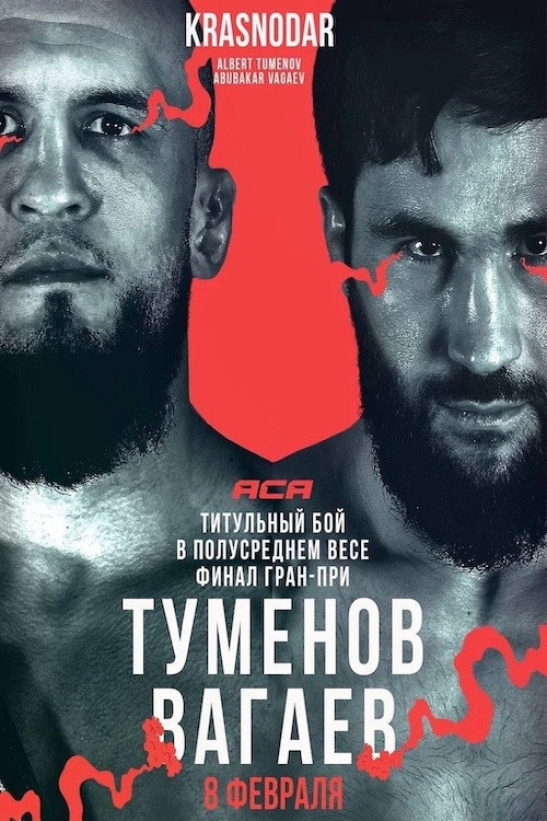 Movie poster for ACA 183: Tumenov vs. Vagaev (2025)