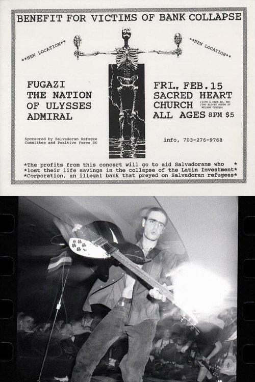 Movie poster for Fugazi: Sacred Heart Church, Washington, DC (1991)