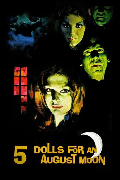 Movie poster for Five Dolls for an August Moon (1970)