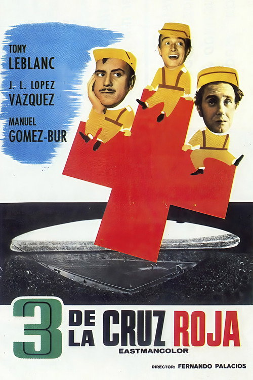 Movie poster for Tres de la Cruz Roja (1961)