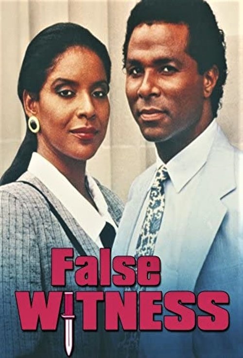 Movie poster for False Witness (1989)
