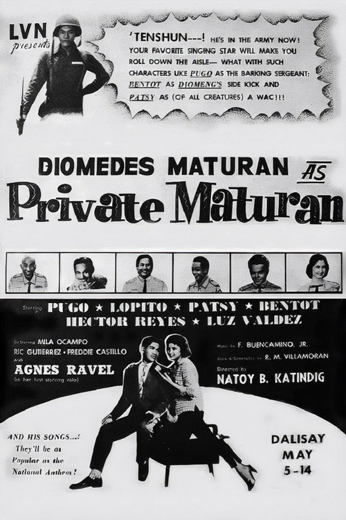 Movie poster for Private Maturan (1959)
