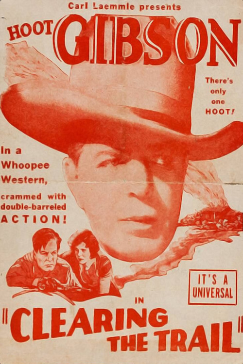 Movie poster for Clearing the Trail (1928)
