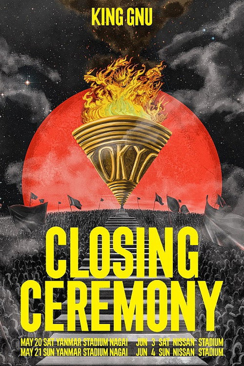 Movie poster for King Gnu Stadium Live Tour 2023 CLOSING CEREMONY (2023)