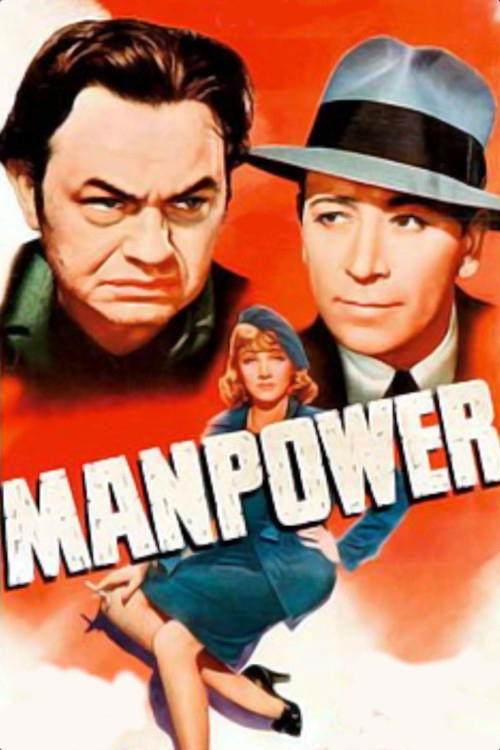 Movie poster for Manpower (1941)