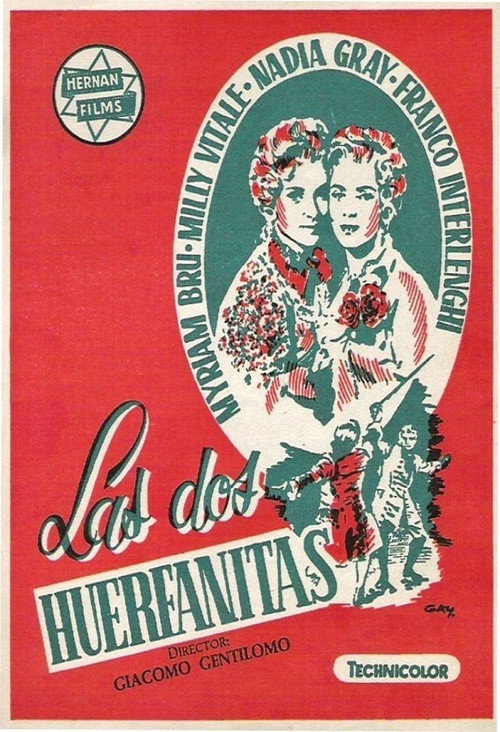 Movie poster for The Two Orphans (1954)