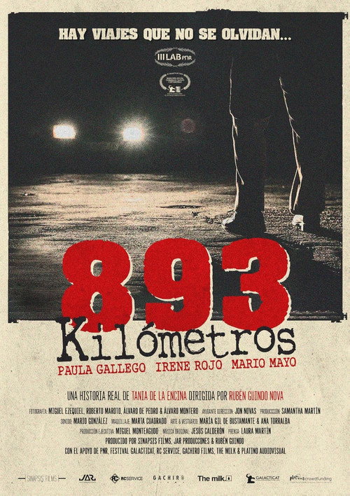 Movie poster for 893 kilómetros (2025)