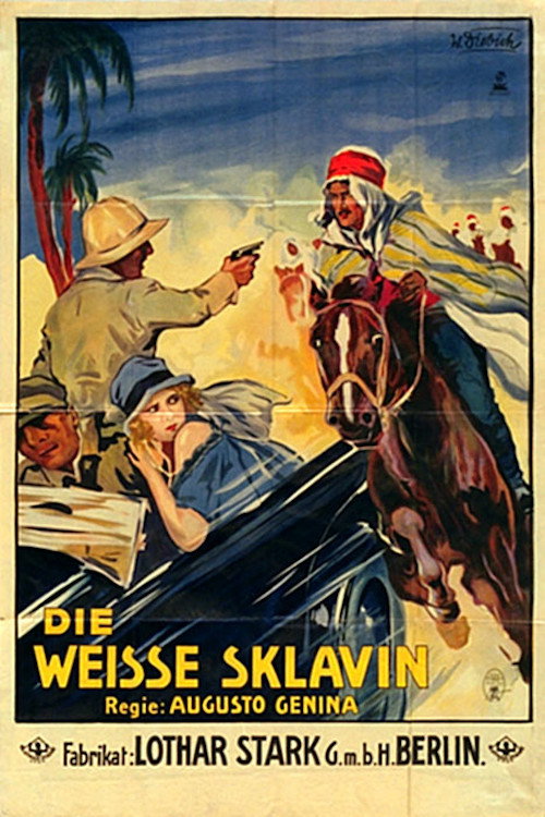 Movie poster for Die weisse Sklavin (1927)
