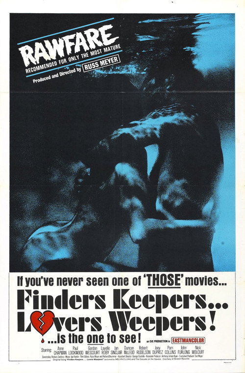 Movie poster for Finders Keepers, Lovers Weepers! (1968)