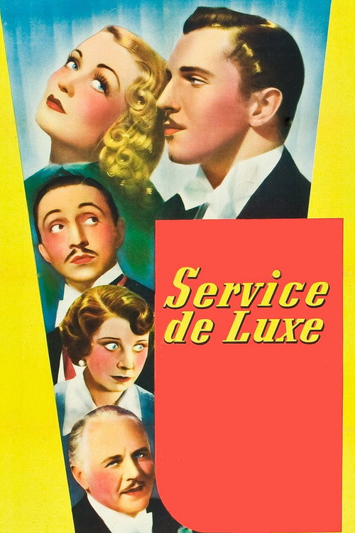 Movie poster for Service de Luxe (1938)