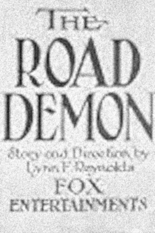 Movie poster for The Road Demon (1921)