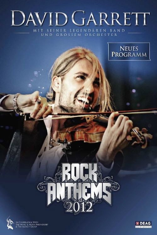 Movie poster for David Garrett - Rock Symphonies - Tourposter - Hannover 2012