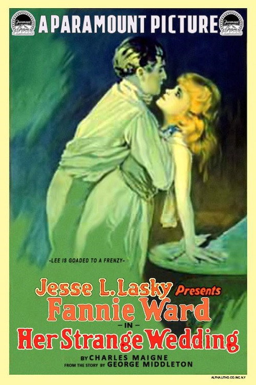 Movie poster for Her Strange Wedding (1917)