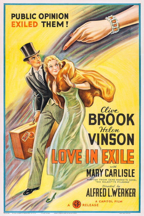 Movie poster for Love in Exile (1936)