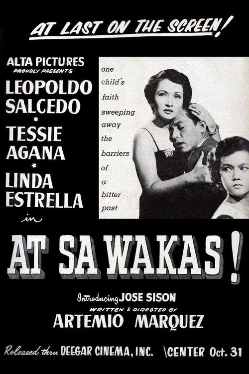 Movie poster for ...At Sa Wakas! (1954)