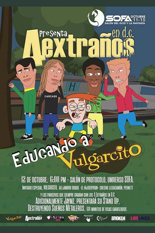 4 EXTRAÑOS EN DC poster