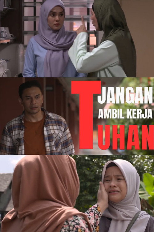 Movie poster for Jangan Ambil Kerja Tuhan (2023)