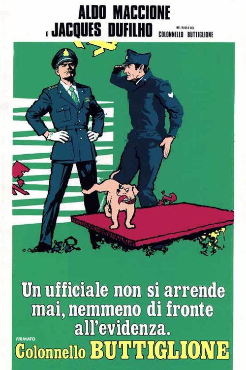 Movie poster for Un ufficiale non si arrende mai nemmeno di fronte all'evidenza, firmato Colonnello Buttiglione (1974)