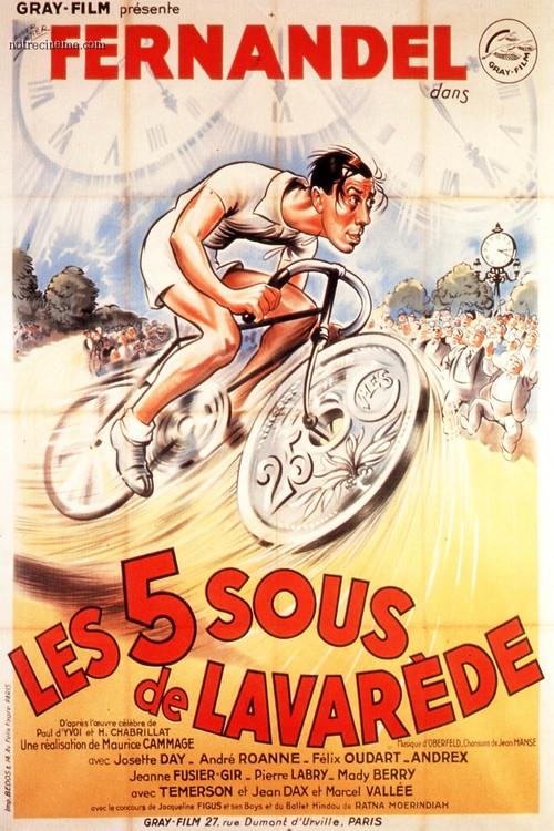Movie poster for The Five Cents of Lavarede (1939)
