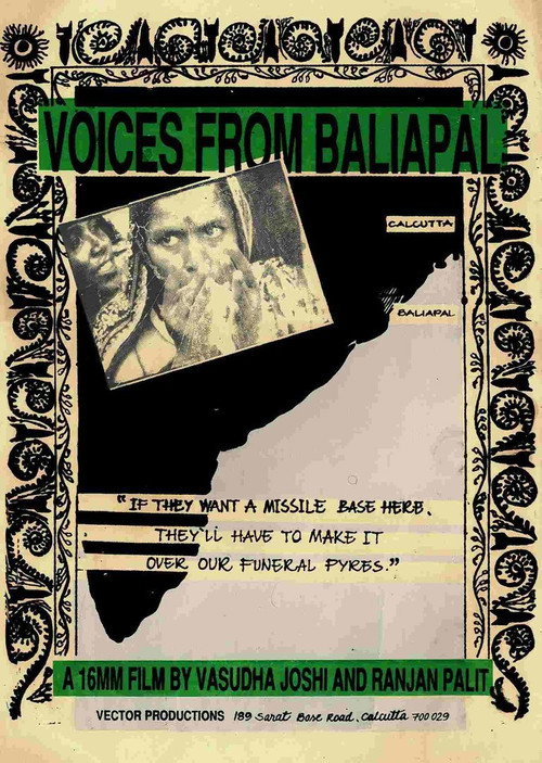 Movie poster for Voices from Baliapal (1988)